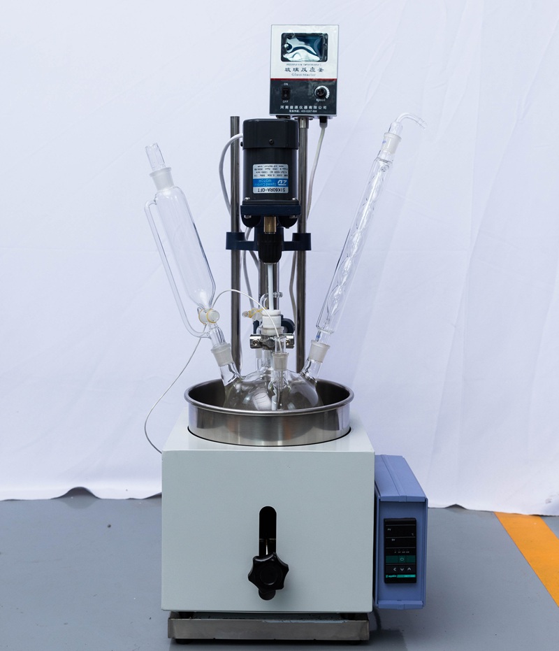 1L 2L 3L 5L單層玻璃反應(yīng)釜（加熱鍋式）