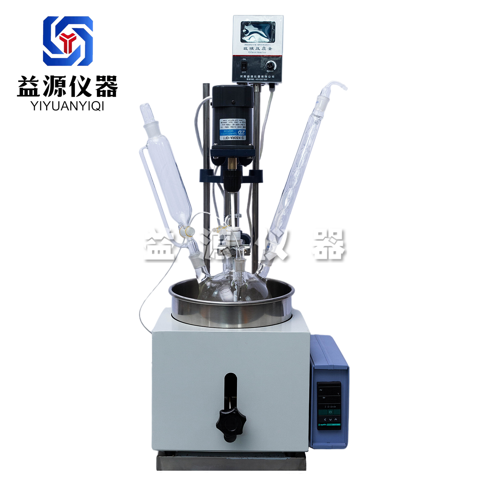 1L 2L 3L 5L單層玻璃反應釜（加熱